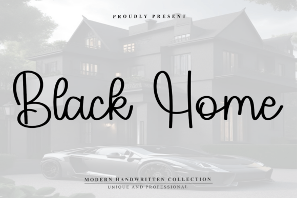 Black Home: The Font That Elevates Your Brand