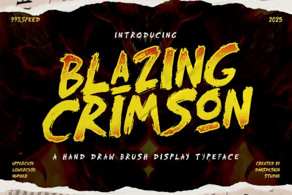 Blazing Crimson: A Bold Brush for High-Impact Branding