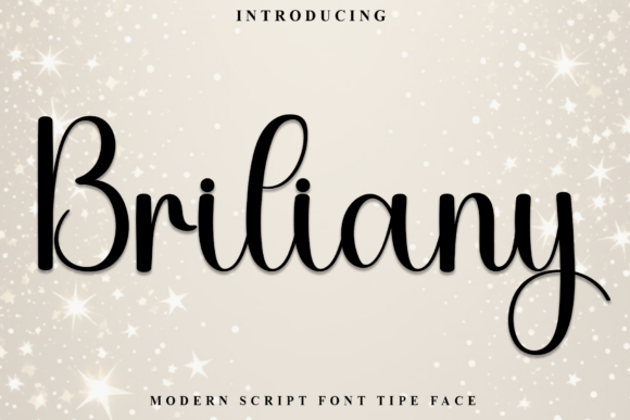 Briliany: A Festive Script Font for Web Design