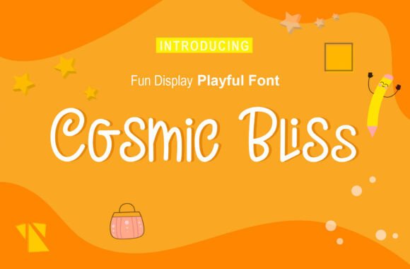Cosmic Bliss: A Playful Script Font for Digital Design