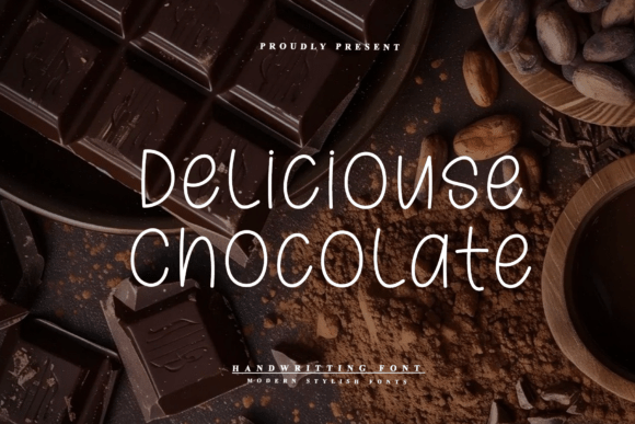 Deliciouse Chocolate: A Font for Elegant Editorial Design