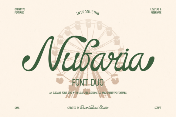 Font Choice That Works: Nufaria for a Modern Web Design
