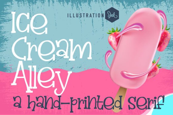 Ice Cream Alley: A Font That Brings Your Brand to Life