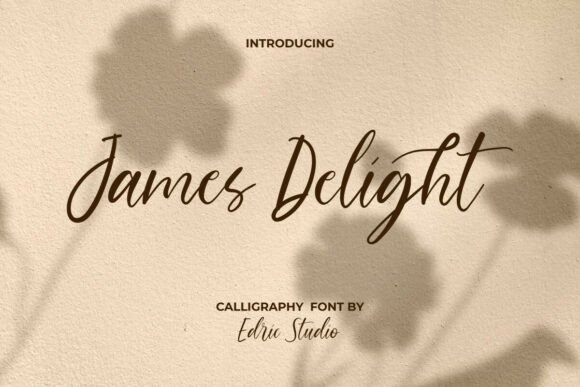 James Delight: A Script Font for Editorial Warmth and Readability