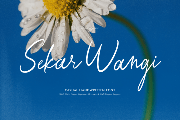 Sekar Wangi Font: A Dainty Script for Branding and Design