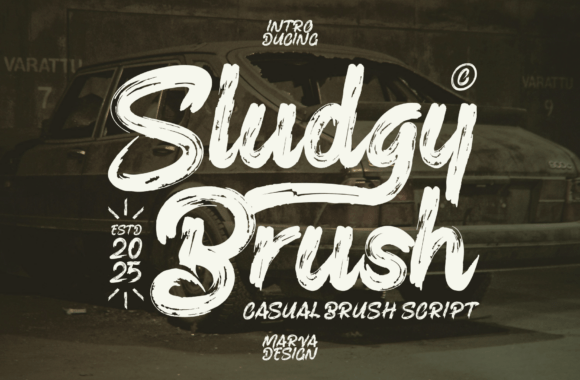 Sludgy Brush: A Font That Brings Your Brand to Life