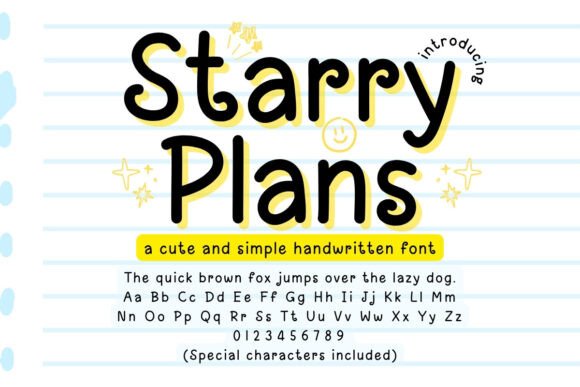 Starry Plans: A Font That Elevates Your Brand
