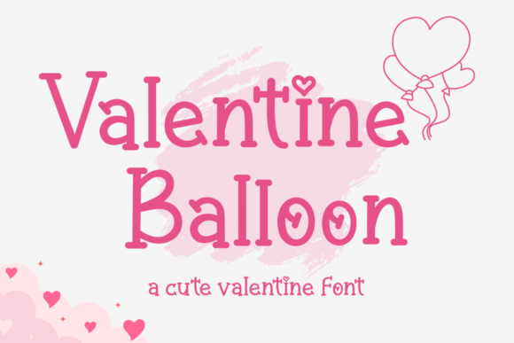 Valentine Balloon: A Romantic Script Font for Branding and Design