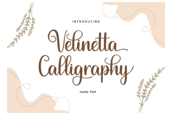 Velinetta Calligraphy: A Font for Timeless Branding